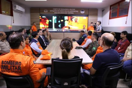 Corpo de Bombeiros de Mato Grosso ativa Sala de Situa