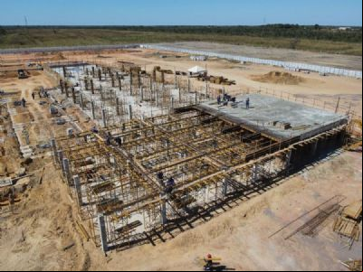 Obra do Hospital Regional do Araguaia, em Confresa, est