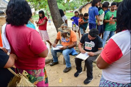 Setasc realiza busca ativa em aldeias Xavantes para inser