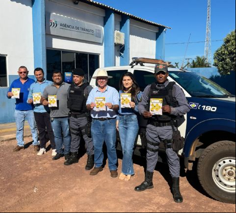 Porto Alegre do Norte realiza campanha do Maio Amarelo com uni
