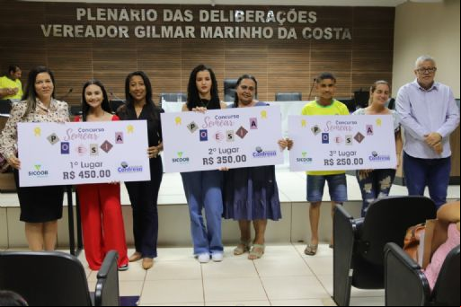 Projeto Semear Poesia premia estudantes e professores de Confresa
