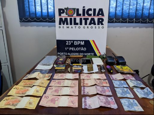 Policiais militares desarticulam boca de fumo e prendem traficantes em Porto Alegre do Norte