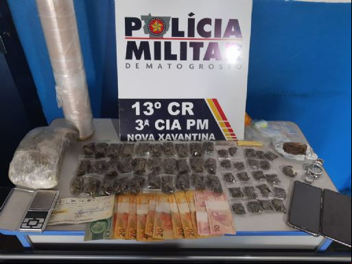 PM prende traficantes e apreende quase 1 kg de 'supermaconha' em Nova Xavantina
