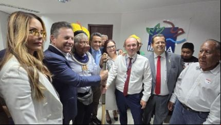 Governador e cacique Raoni pedem autoriza